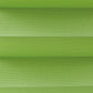 Maßplissee 8380 Montreal grün X2/VS2 lichtdurchlässig, schwer entflammbar, bildschirmarbeitsplatzgeeignet, Perlreflex